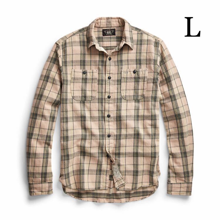 21FW 新品 DOUBLE RL RRL プラッド ツイル ワーク シャツ ラルフ
