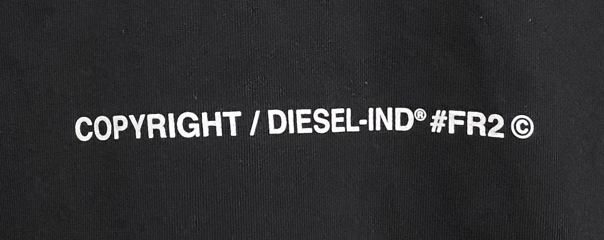 定価25,300円2020秋冬即完売DIESELディーゼル×GR8×#FR2 Fxxking Rabbits 「 Smoking Kills 」 DANGERコラボハーフスリーブスウェット_画像9