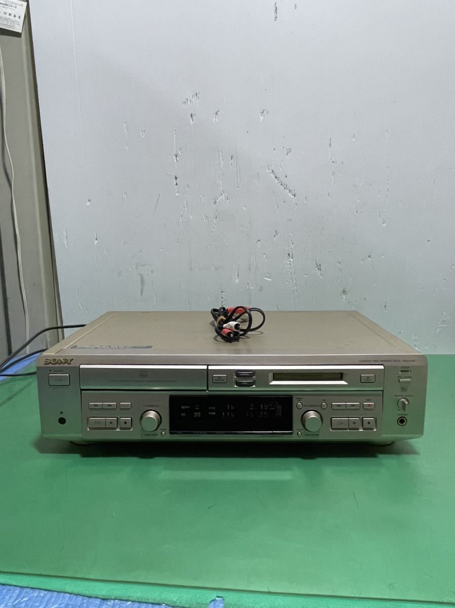 品】SONYソニー MXD-D40 CD/MDデッキ CD/MD再生動作確認済みMD取り出し