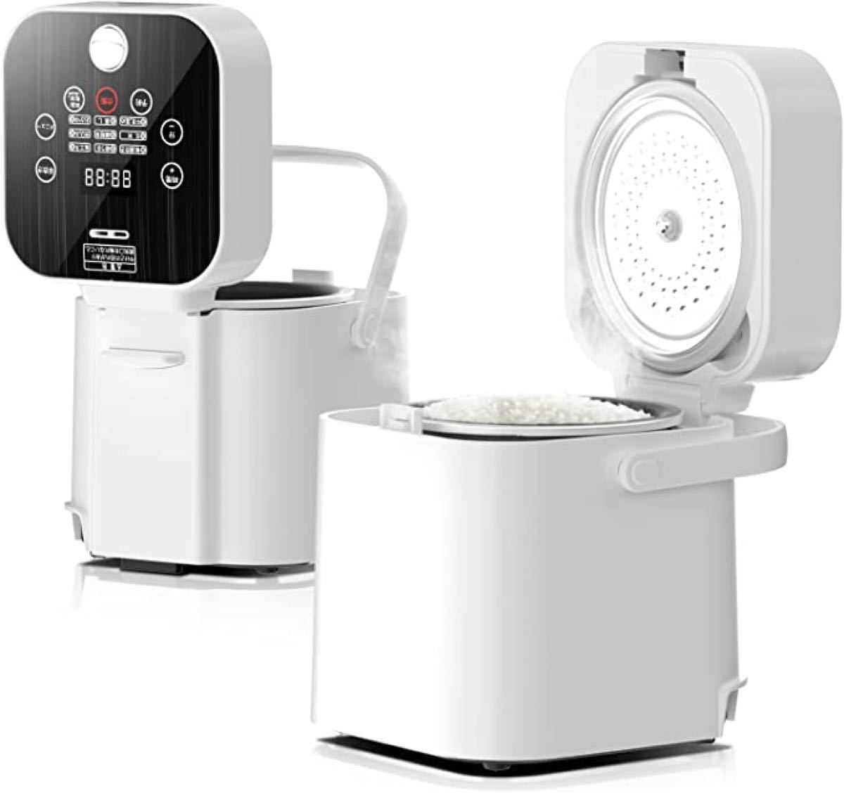 炊飯器 一人暮らし 2合炊き 小型 おかゆ 雑穀米 玄米マイコン式 保温 調理機