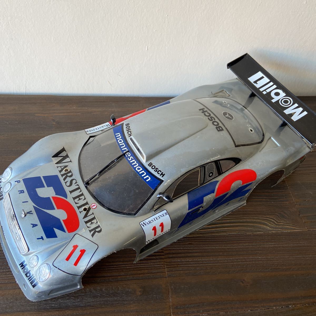 kyosho／京商　メルセデス　CLK-GTR ラジコン　エンジンカー　ジャンク　Pure Ten Gp スパイダーMKⅡ 4WD _画像2