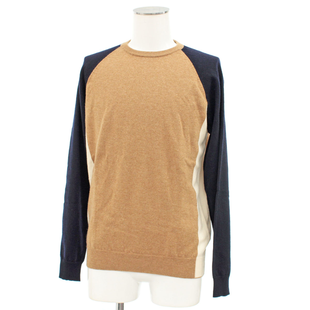 未使用品◇malo マーロ カシミヤ100% ニット サイズ50◇ ベージュ