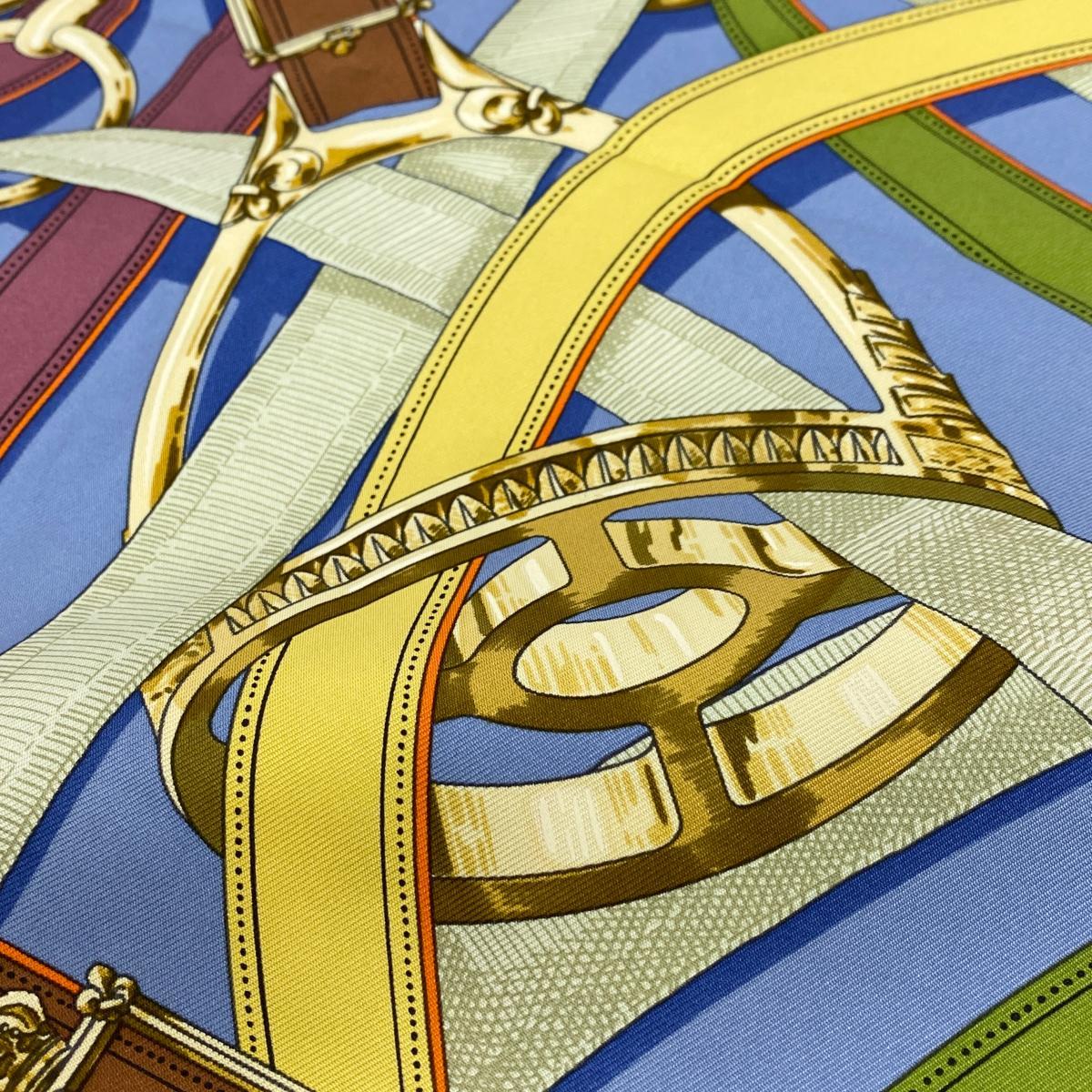良好◇HERMES エルメス CAVALCADOUR カヴァルカドゥー シルク100