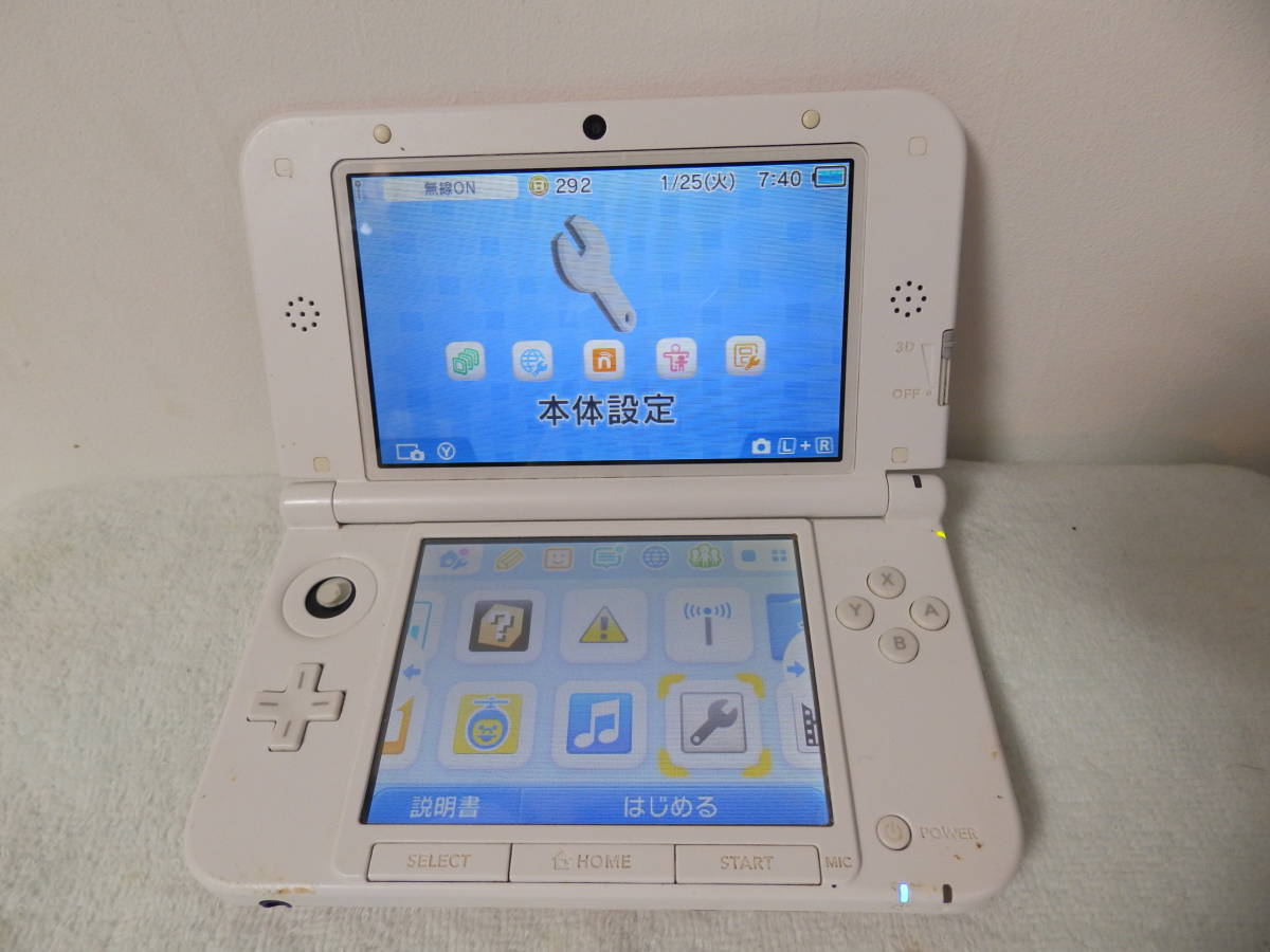 Nintendo 3ds Ll ライトピンク 初期化不可 電池有り タッチペン無し ボタン欠品 破損有り