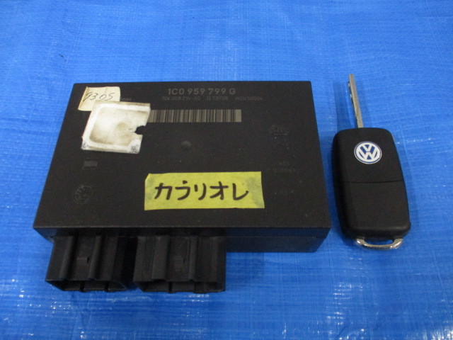 *VW New Beetle cabriolet 1YAZJ door lock computer key keyless attaching . operation has been confirmed .. letter pack post service shipping postage 520 jpy *
