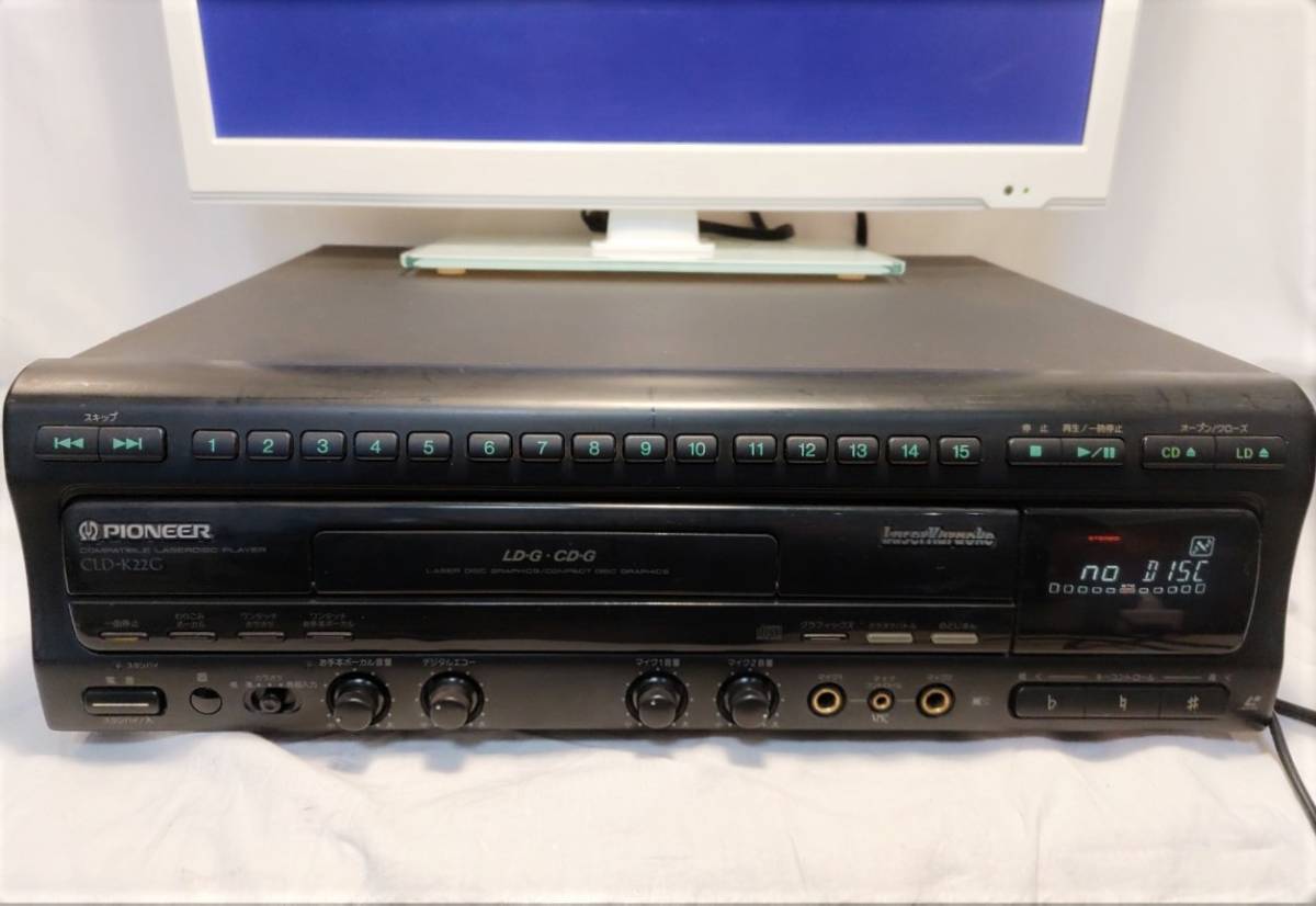 希少品！】PIONEER パイオニア LDレーザーディスクプレイヤー CLD-K22G 