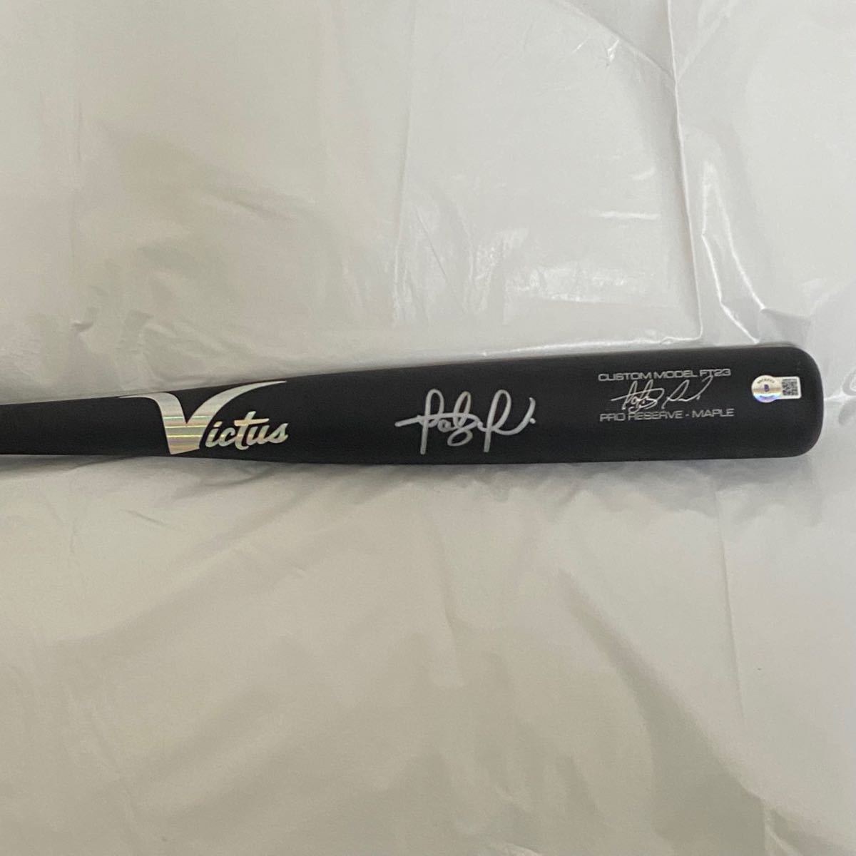 激レアサンディエゴ パドレス タティスJr 実使用モデル 直筆サイン入りバット MLB ホログラム victus