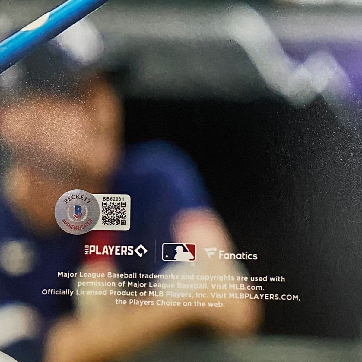 新品 トロント ブルージュイズ ゲレーロJr直筆サイン写真 オールスター 2021 Beckett社 ホログラム付き MLB _画像4