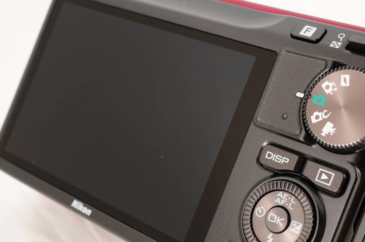 ☆S数530・新品同様☆ニコン Nikon 1 J2 ボディ レッド 付属品多数 元