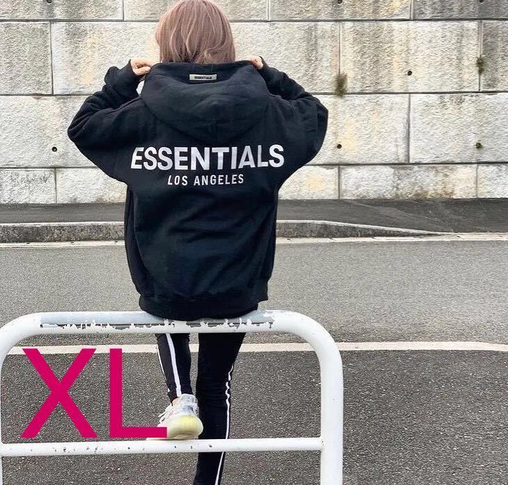 FOG Essentials リフレクティブ 3M Pullover Hoodie エッセンシャルパーカー 流行り 男女に人気 オーバーサイズ