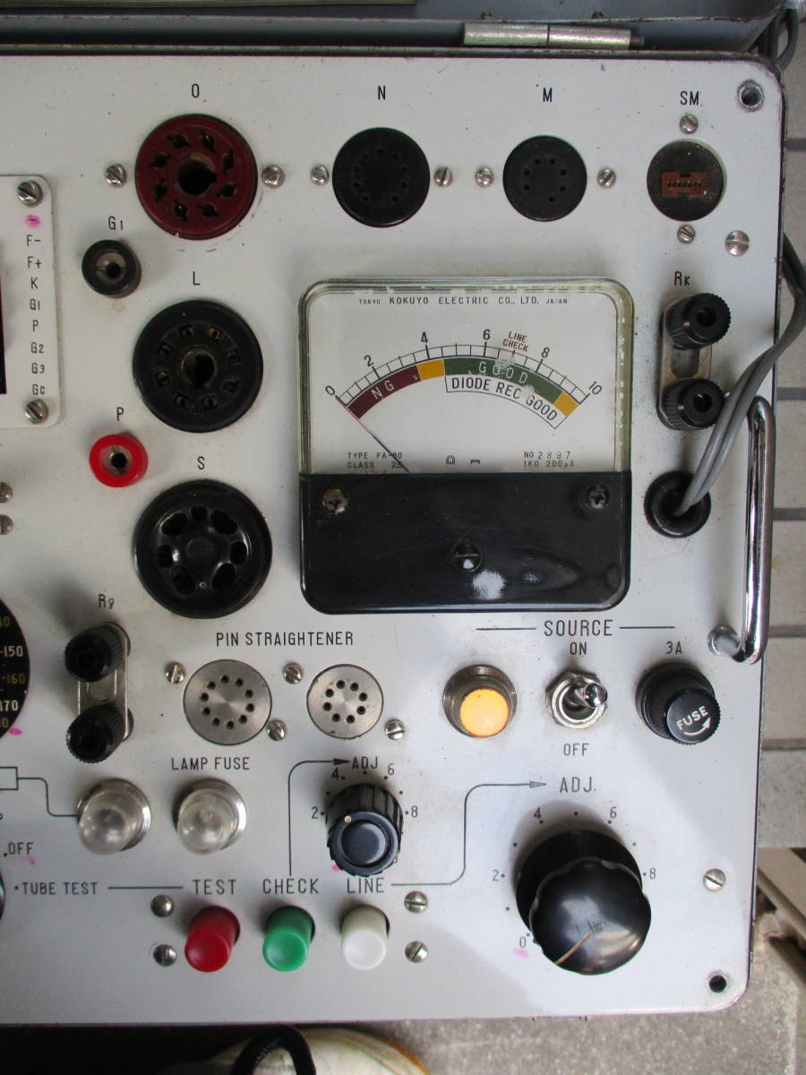 Yahoo!オークション - 国洋電機工業製 真空管試験機 VG-14A Yahoo!オークション - 国洋電機工業製 真空管試験機 VG-14A