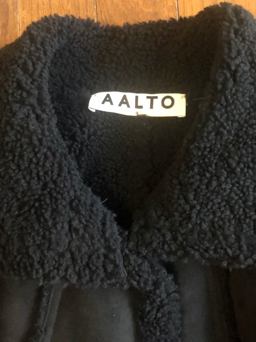 AALTO ムートンコート2021 黒サイズS (フランスサイズ34) フランス製