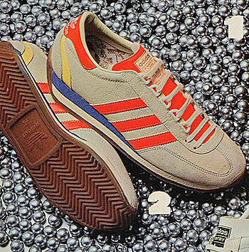 当時希少フランス製70'S 80'S　adidas アディダス NITE JOGGER ナイトジョガー 9ランニングシューズ COUNTRY カントリー 兄弟ヴィンテージ_画像1