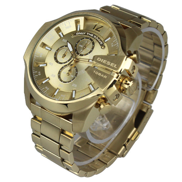 【1年保証】DIESEL ディーゼル 腕時計 DZ4360 メンズ クロノグラフ MEGA CHIEF メガチーフ ゴールド_画像4