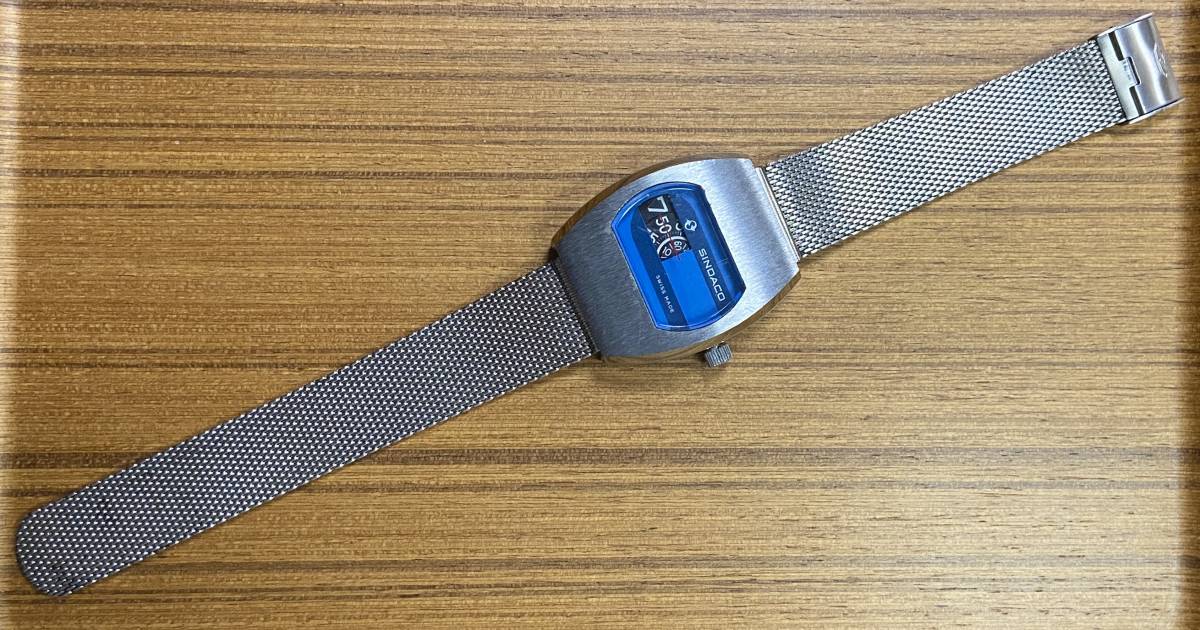USED】SINDACO 70年代製 Swiss Made メンズ用 手巻き腕時計 8222