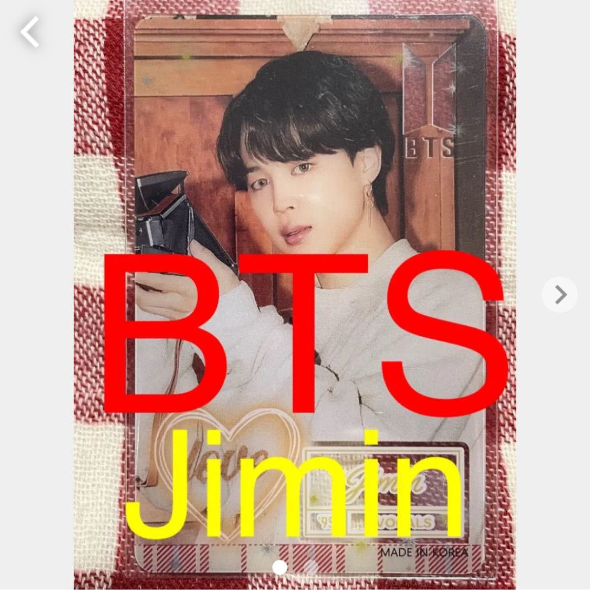 BTS Jimin ジミン フォトカード 新品・未開封 バンタン アイドルグッズ