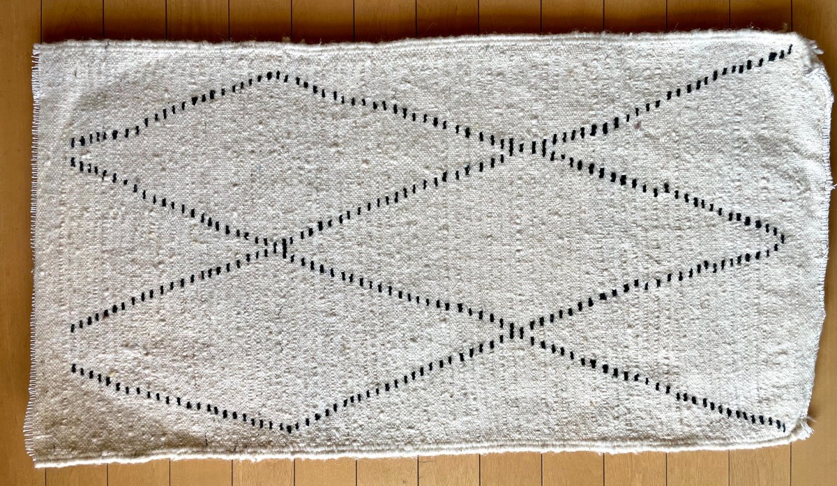 ベニワレン 20 ラグ モロッコ マラケシュ オーガニック ウール 羊毛 新品 未使用 カーペット 絨毯 スーク フェアトレード 