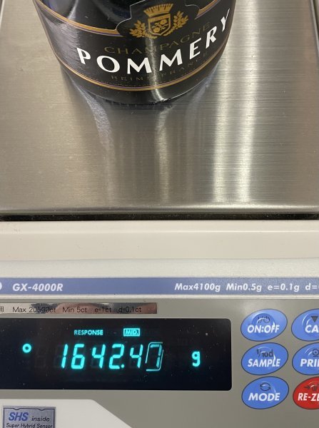 ★ 古酒 未開栓 Pommery Brut Royal ポメリー ブリュット ロワイヤル シャンパン 750ml 12% 約1642g_画像6