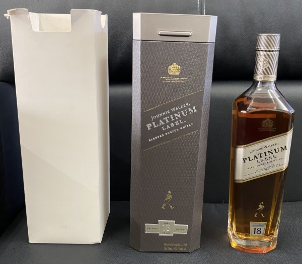 ☆ 古酒 未開栓 JOHNNIE WALKER ジョニーウォーカー PLATINUM LABEL