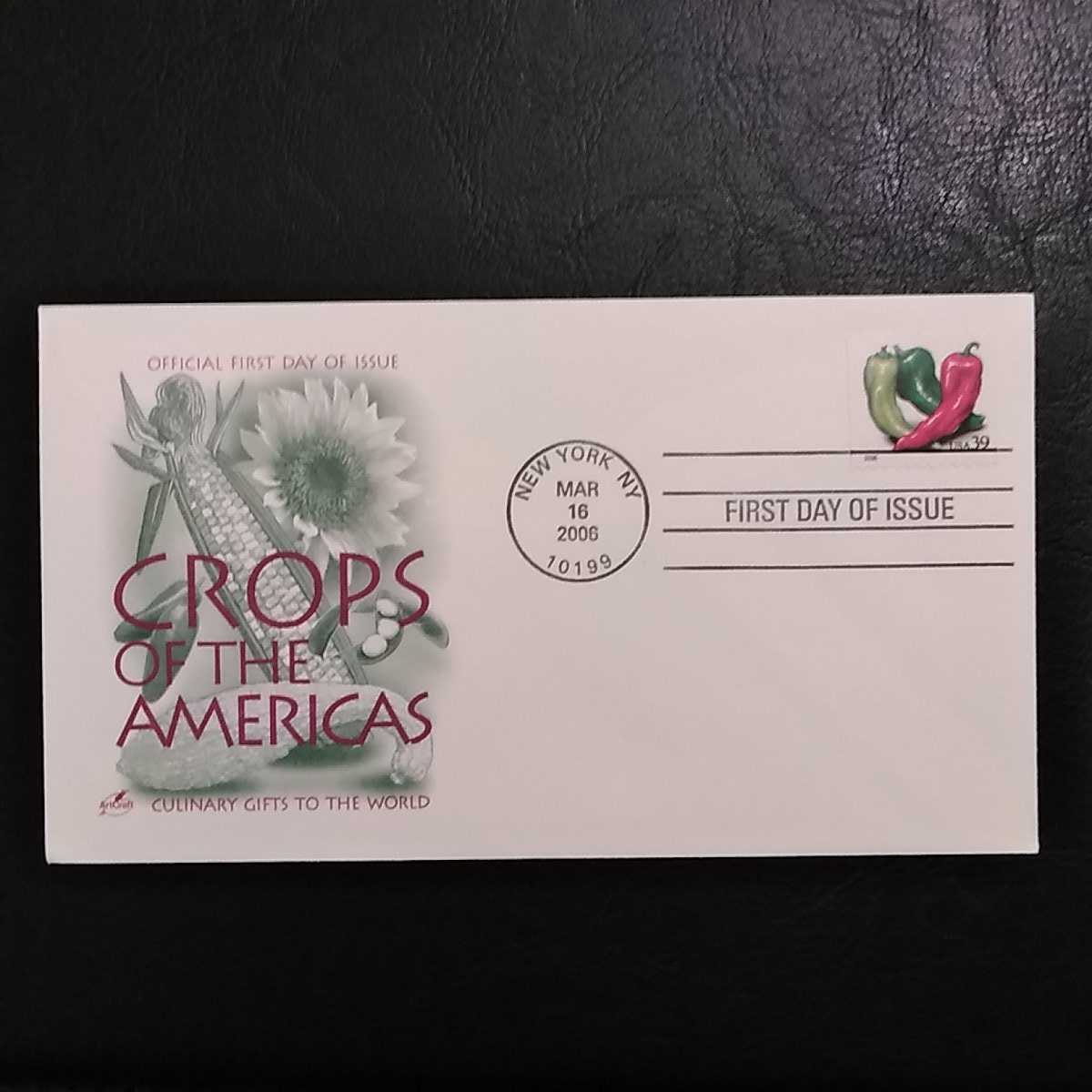 ★アメリカ初日カバー！America First days Issue 2006 crops of the americans 　　　送料84円_画像1
