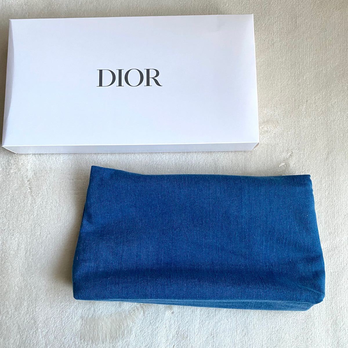 Dior ディオール 2022 ノベルティ ポーチ デニム CDロゴ 数量限定 非売品