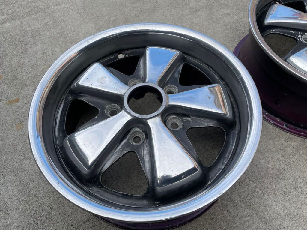 驚きの値段で】 ポルシェ ポルシェアロイタイプ 7J15インチ2本 空冷vw