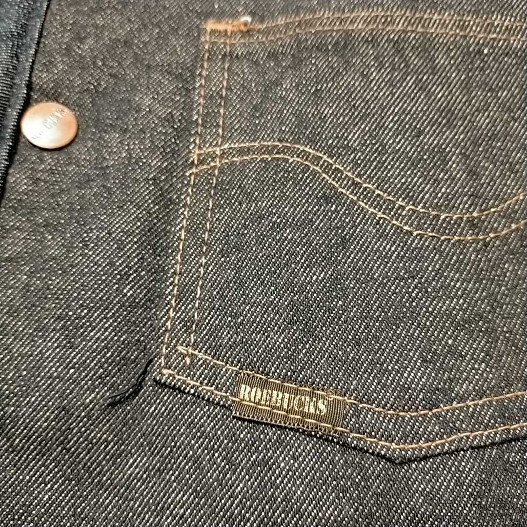 【ヴィンテージ】US製 70´s ROEBUCKS Sears denim裏ボアベスト サイズM_画像5