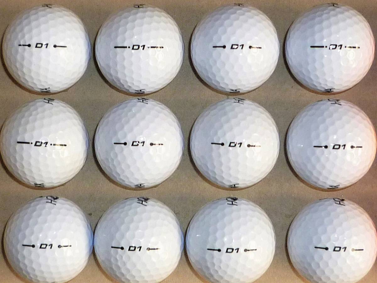 ロストボール HONMA(本間) D1　 カラーボール 18個セット　サイト内のゴルフボール組合せにて2セット(36個)まで同梱可能_画像5