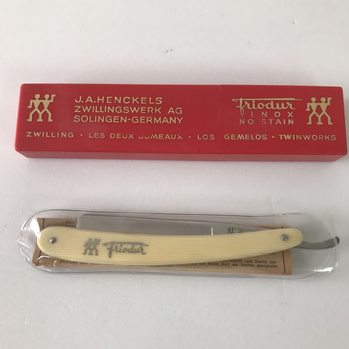 理容☆西洋剃刀☆HENCKELS☆SOLINGEN☆ケース付き☆美品♪ www.gastech