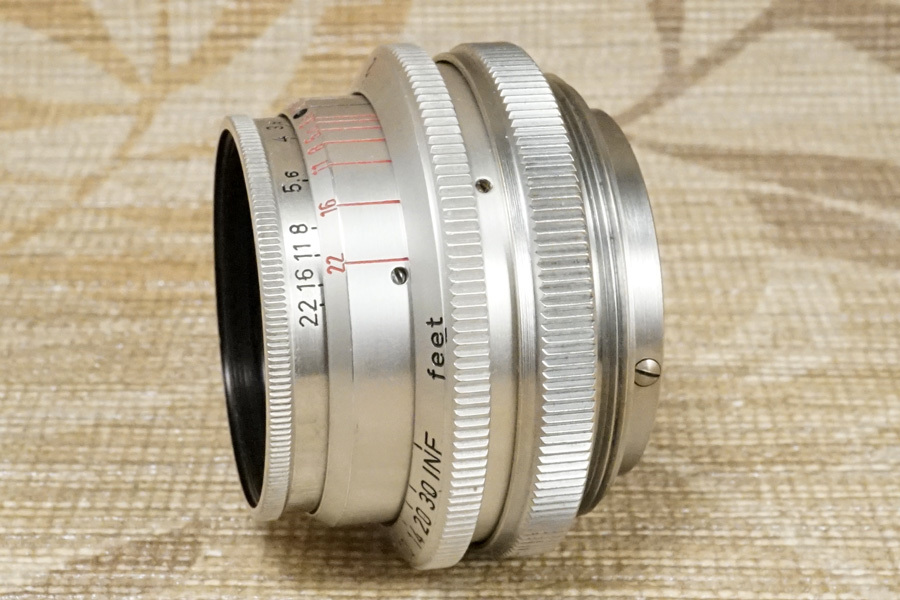 Steinheil München (シュタインハイル・ミュンヘン)　旧西ドイツ製標準レンズ　Cassaron 40mm/f3.5 VL（超美品/整備済）M42マウント_距離環のトルクは普通、人により軽めです。