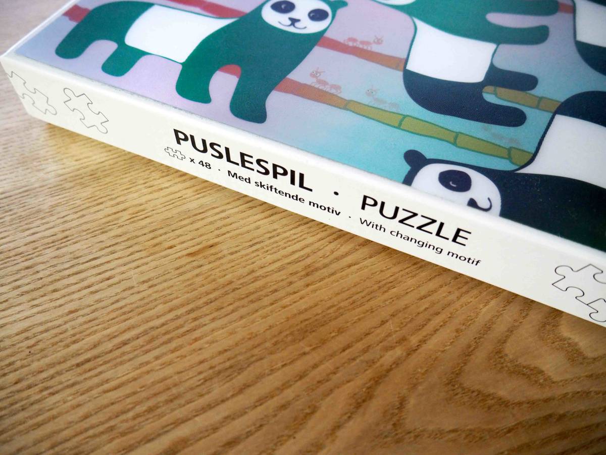 「フライングタイガーコペンハーゲン」絵が変わる パンダ柄パズル 48ピース/PUSLESPIL・PUZZLE ジグソーパズル（送料510円）_画像3