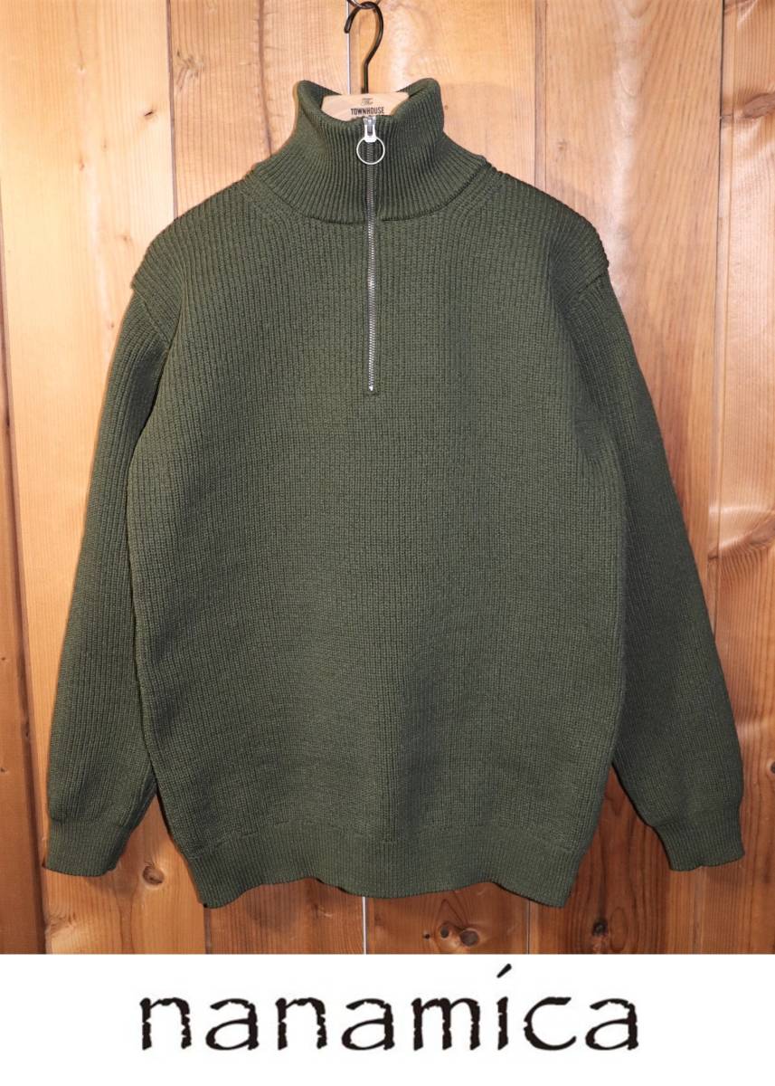 新品】 nanamica ☆ 20AW Half Zip Sweater (Sサイズ) ☆ ナナミカ
