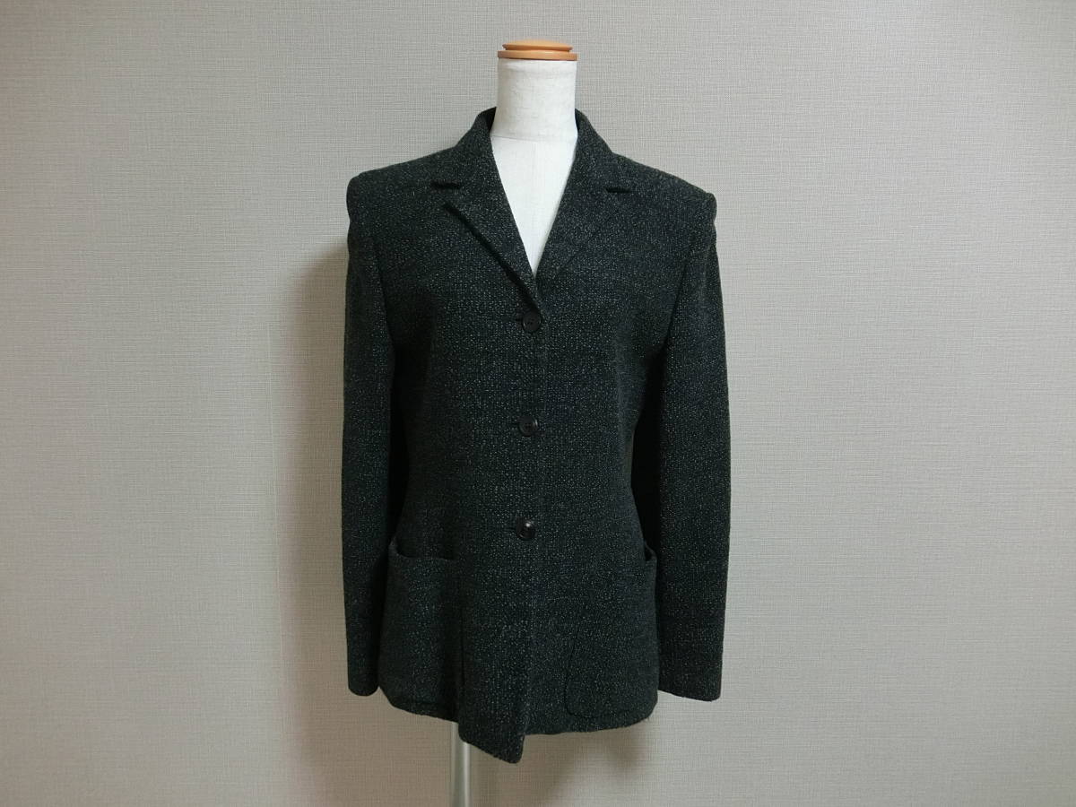  Italy made white tag Max Mara Max Mara tweed 3. tailored jacket 42