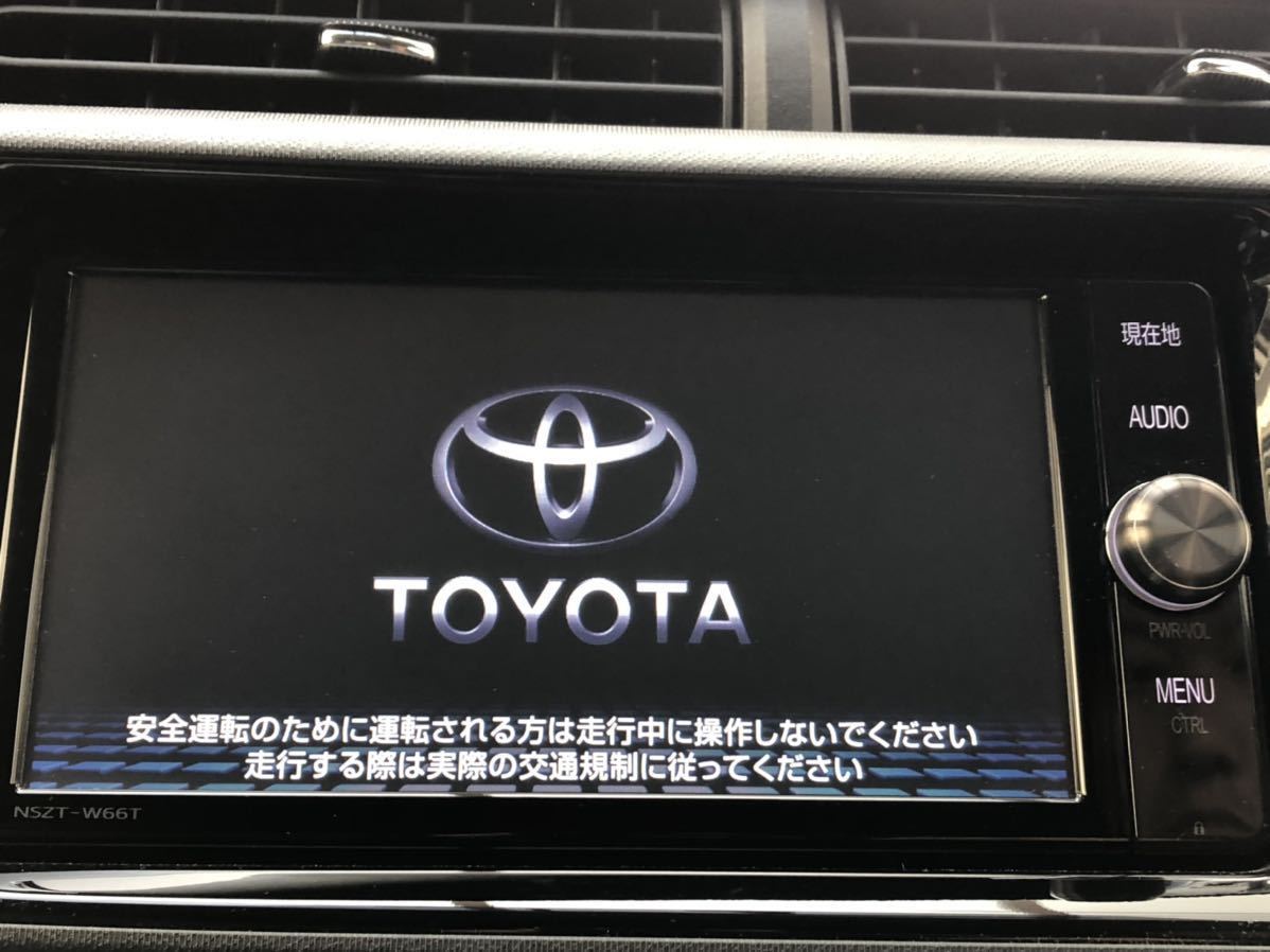 送料無料】トヨタ純正 ナビ NSZT-W66T 動作確認済 美品 TOYOTA