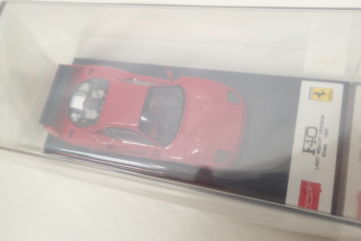 1円～ 未使用 MAKE UP EIDOLO 1/43 FERRARI F40 Light weight ver. 1990 ( EM123A) メイクアップ アイドロン フェラーリ ミニカー 管ASD010_画像5