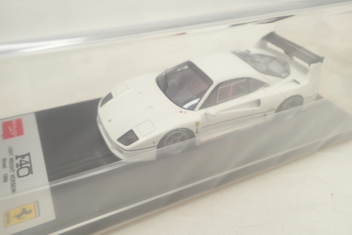 1円～ 未使用 MAKE UP Mr.Craft EIDOLO 1/43 FERRARI F40 Light weight ver1990 (EM123D) メイクアップ アイドロン フェラーリ ミニカー 管_画像4