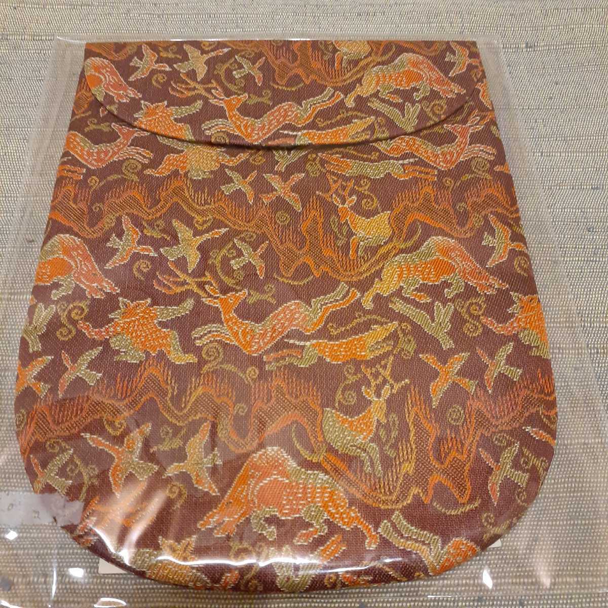 龍村美術織物 足袋入 c 約13cm×17cm_画像1