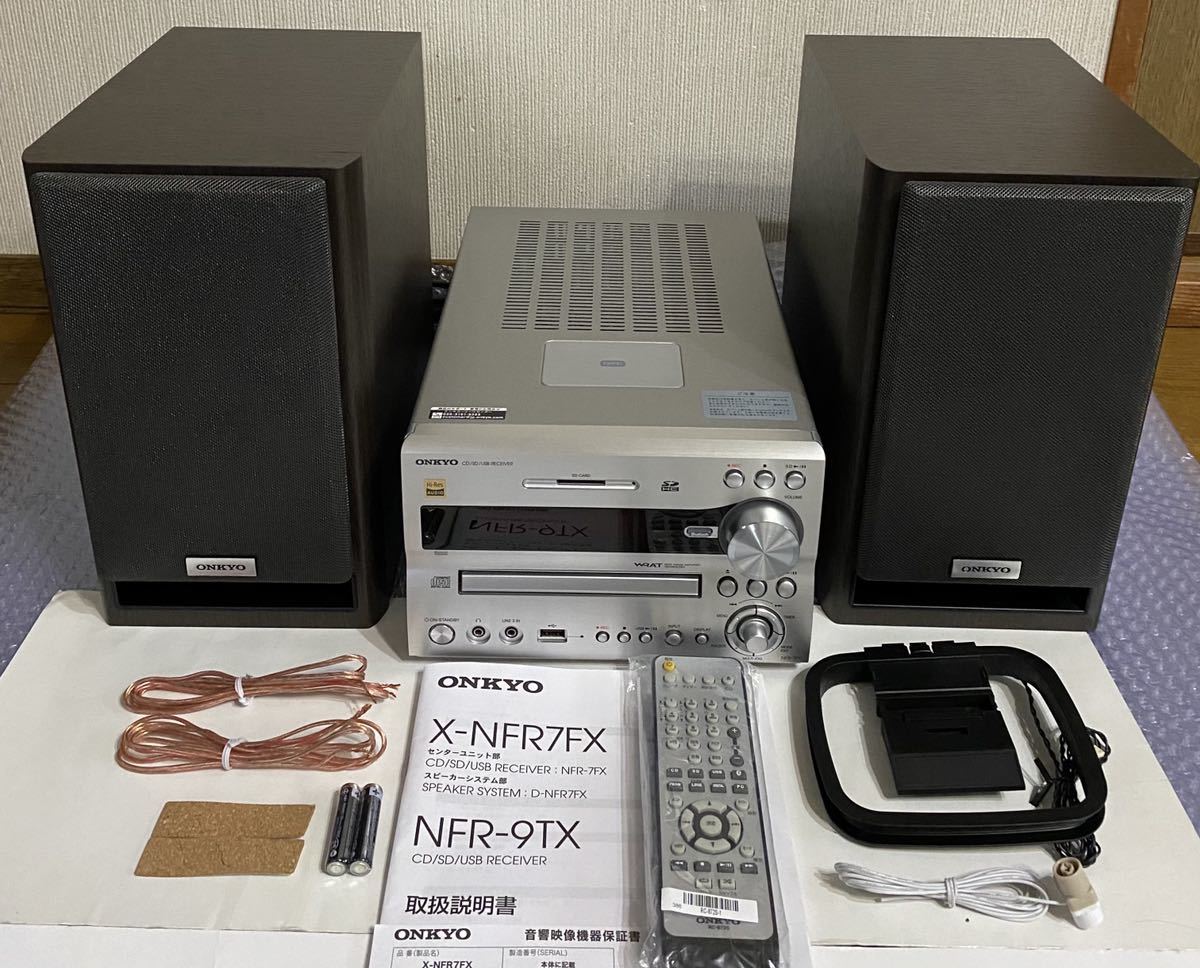 ONKYO ミニコンポ X-NFR7FX(D) Bluetooth/CD/SD/USB/ハイレゾ対応