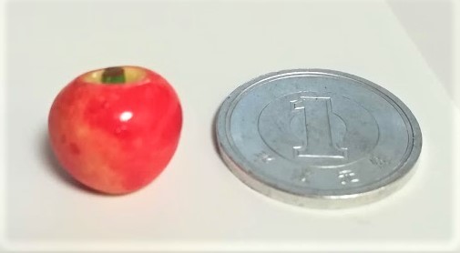  miniature * apple * Apple * apple * silver nia. Licca-chan house also exactly * doll house .* small size *
