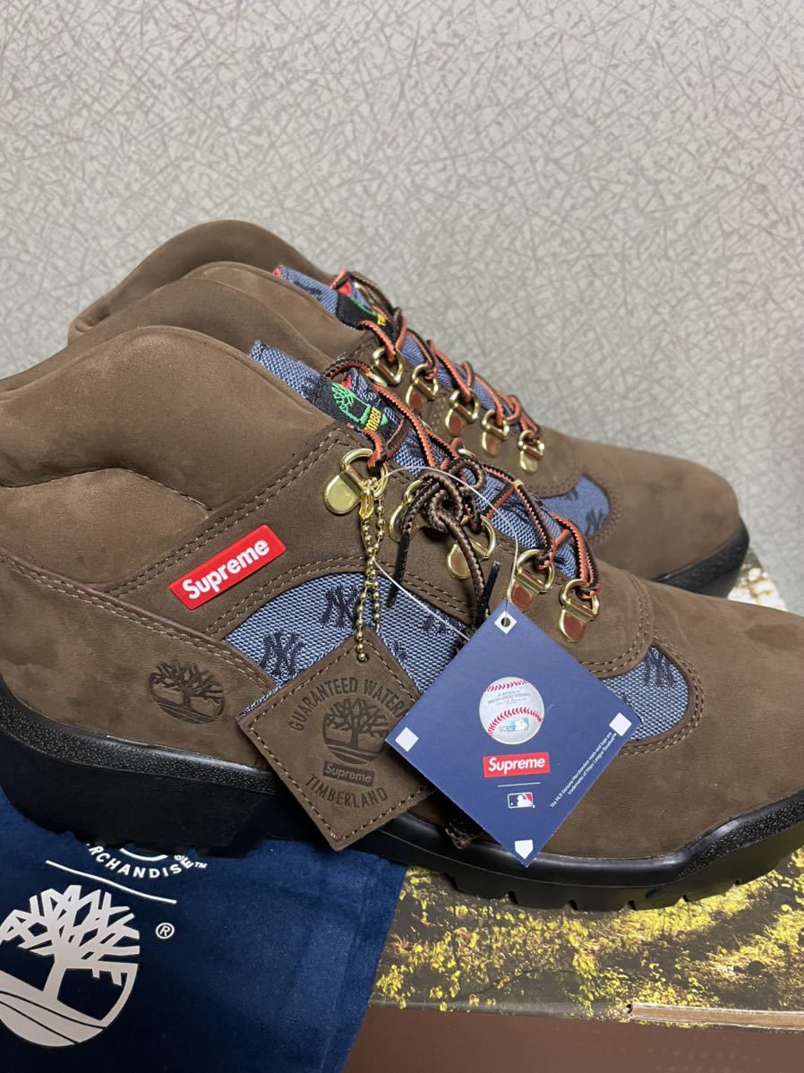 【未使用】Supreme Timberland New York Yankees Field Boot BrownUS9 27cm シュプリーム ティンバーランド_画像3