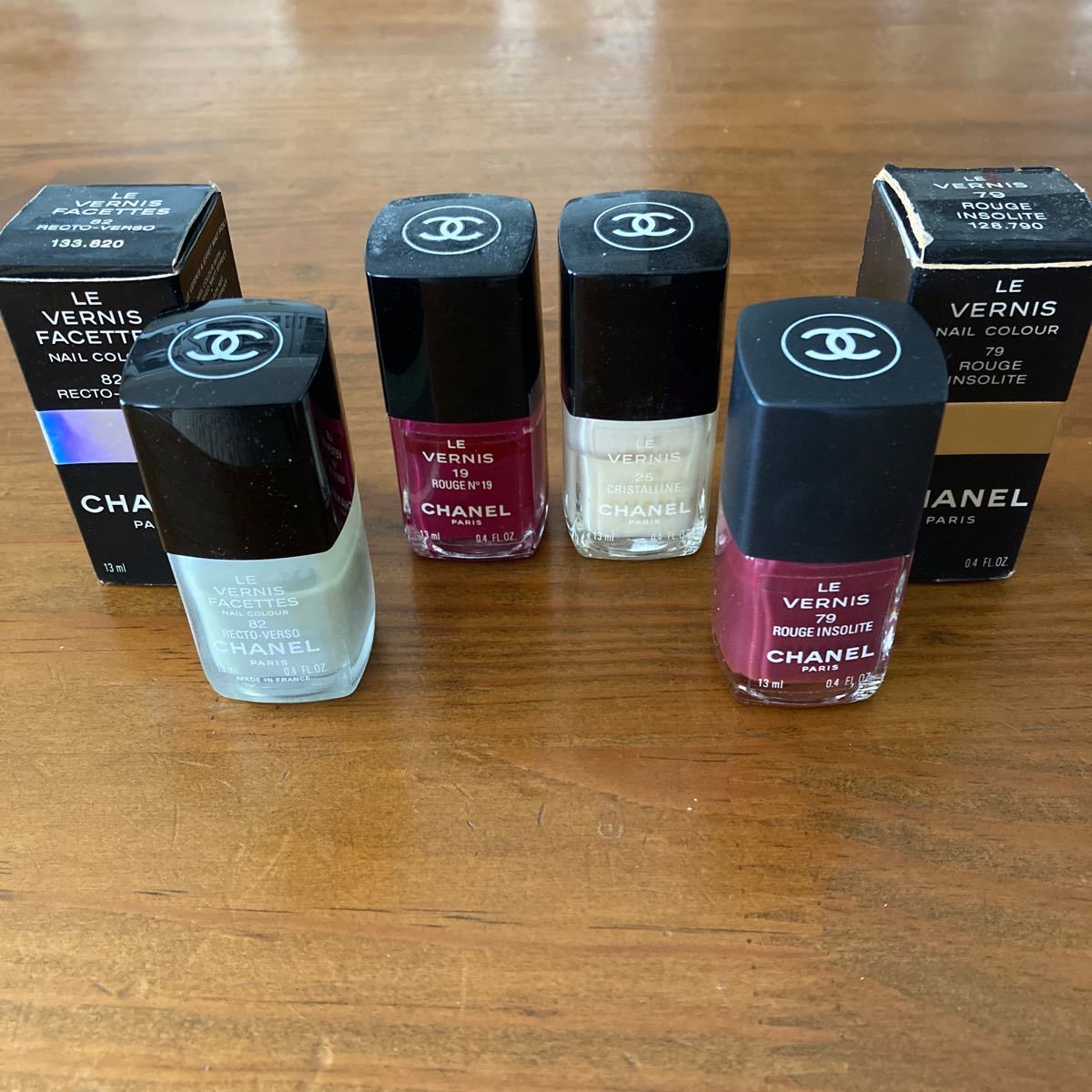 シャネルネイルカラー4本セット☆CHANEL☆数回使用中古