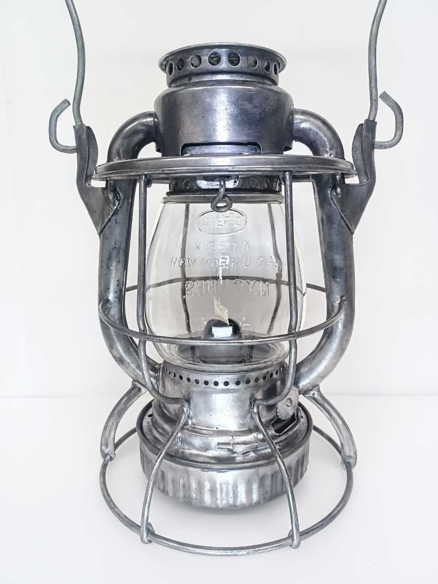 極上美品 1948年 DIETZ VESTA レイルロードランタン オイルランプ