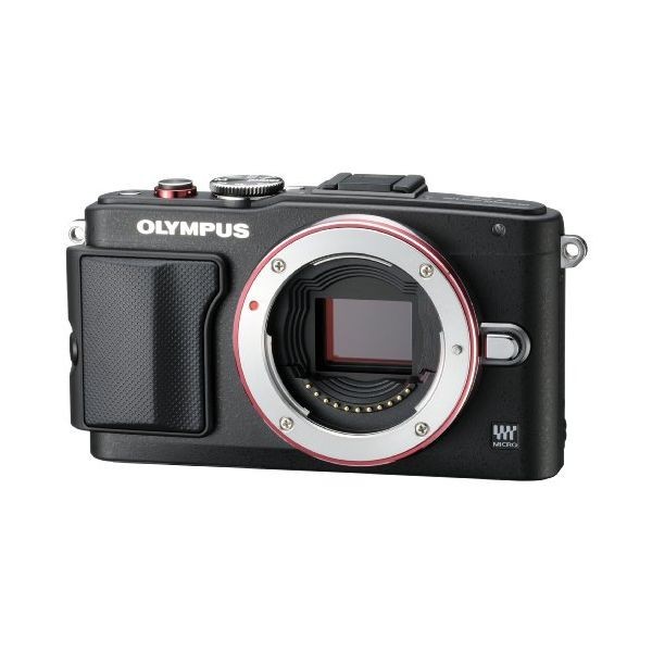 中古 １年保証 美品 OLYMPUS E-PL6 ボディ ブラック_画像1