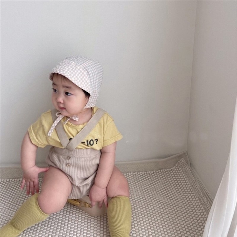 サスペンダー付きかぼちゃパンツ　ストラップ　ブルマ　韓国子供服　赤ちゃん