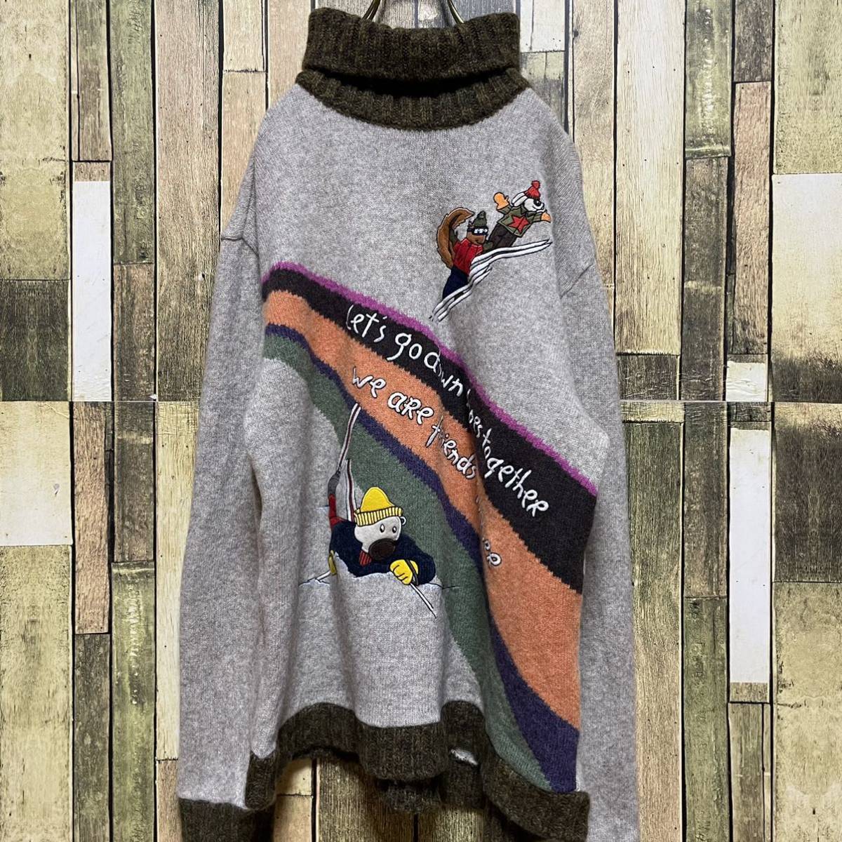 人気カラー》CASTELBAJAC SPORT 茶☆ニット L 刺繍 | www.geracircus.it