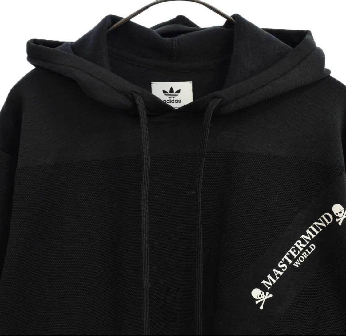 mastermind world ×adidasスカルプリントパーカースウェットパーカー