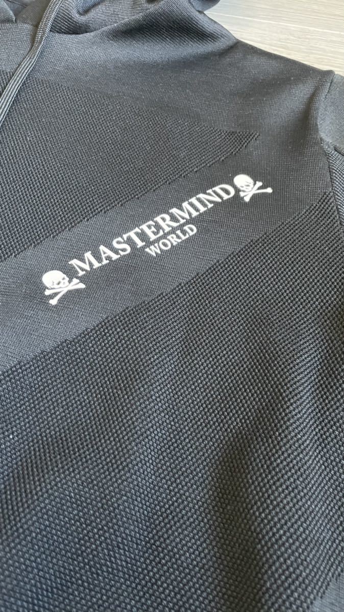 mastermind world ×adidasスカルプリントパーカースウェットパーカー