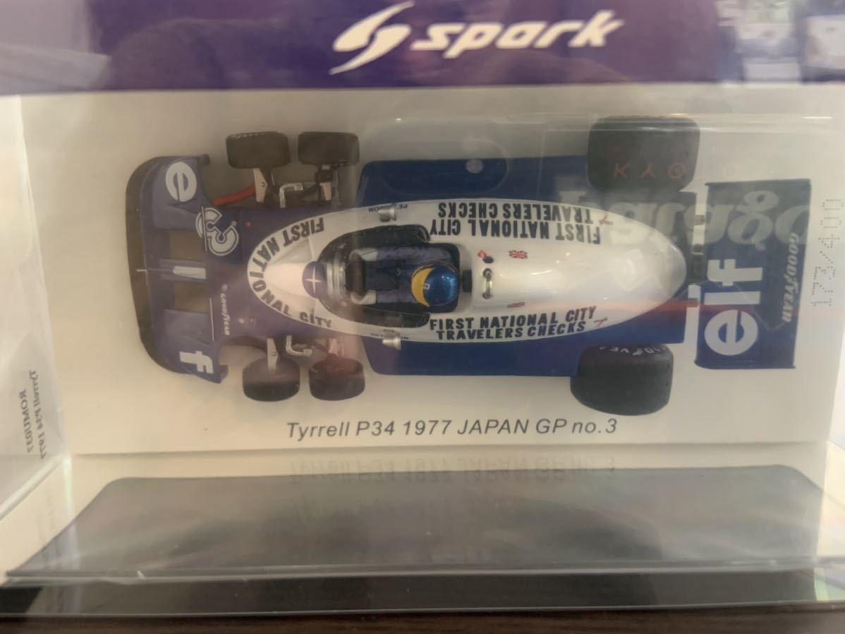 【未開封】ロム特注400台限定　1/43 ティレル P34 1977 日本GP No.3 ロニーピーターソン_画像3