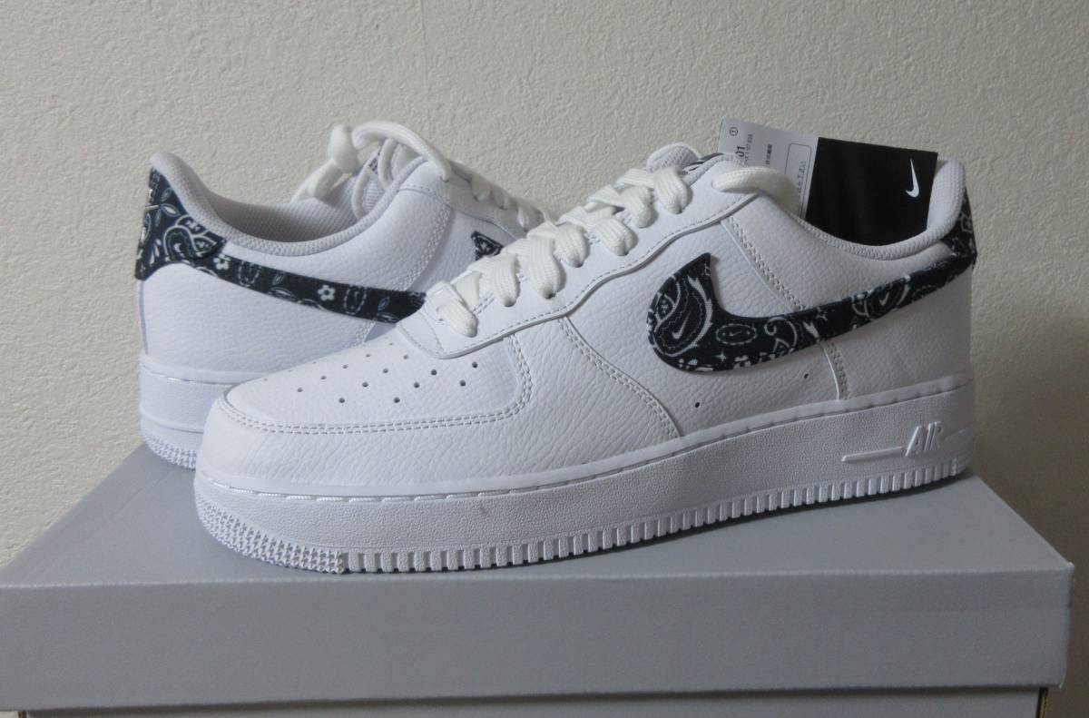 ヤフオク! - NIKE WMNS AIR FORCE 1 LOW 07 ESS Paisley Blac 通販サイト通販 ペイズリー ESS '07 1 FORCE AIR WMNS NIKE 28.5 スニーカー