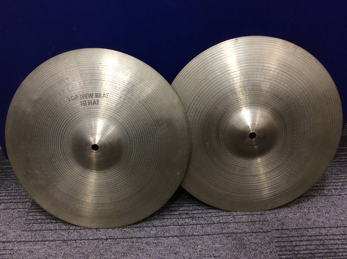 u9291 Zildjian ジルジャン ハイハットシンバル TOP/BOTTOM NEW BEAT